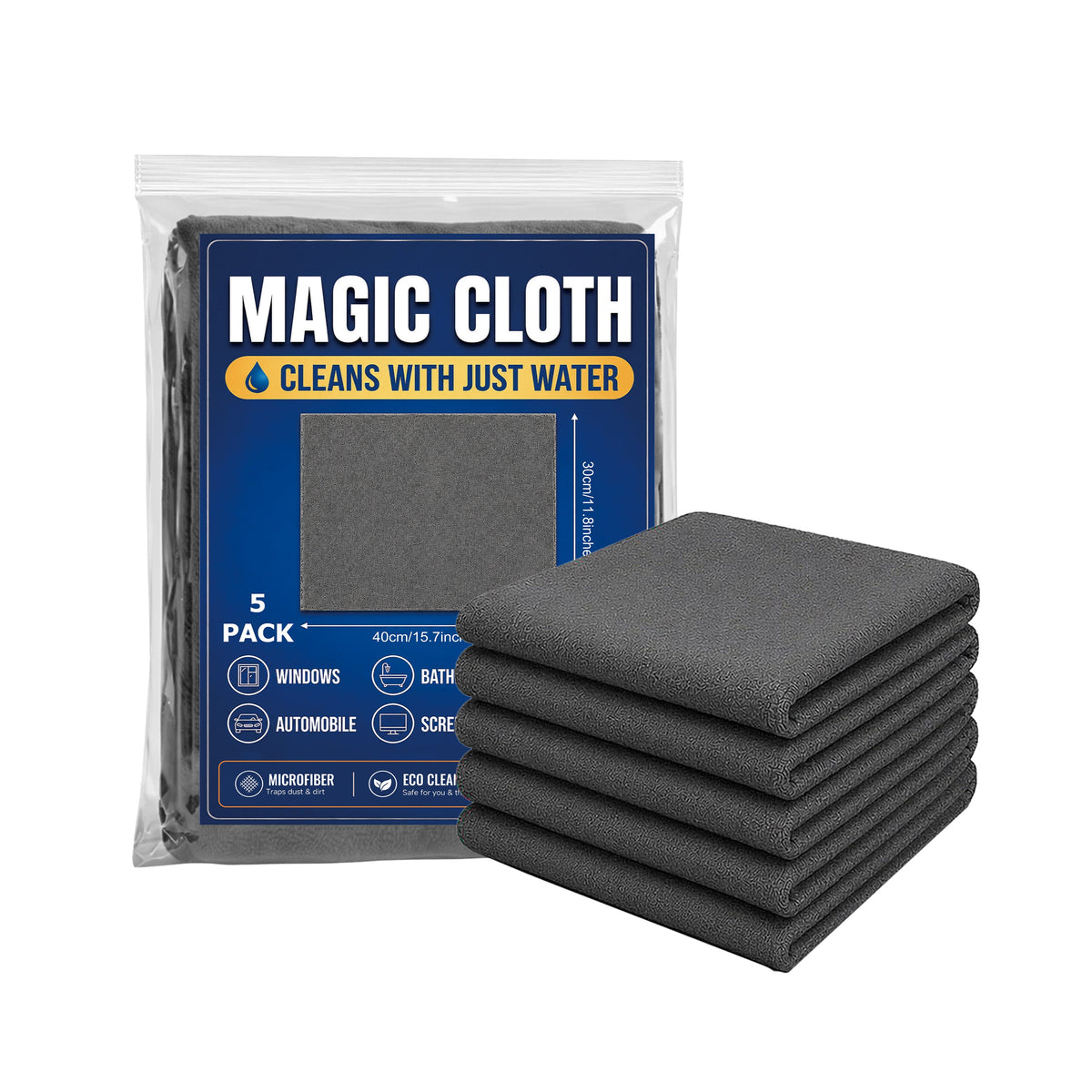 Magic Cloth 5-Pack original packaging