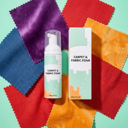 Product with colorful fabric swatches