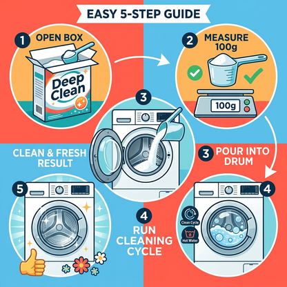 Step-by-step usage instructions graphic
