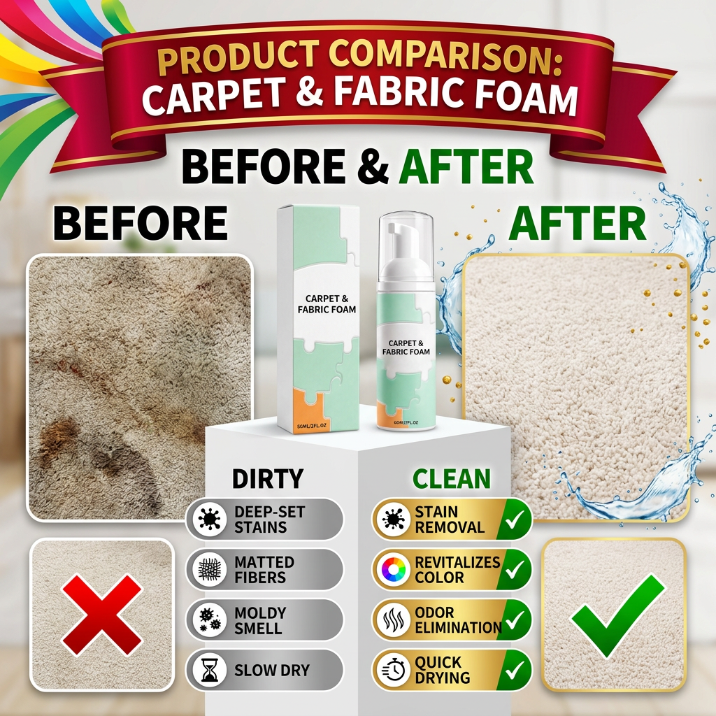 Before and after comparison visual